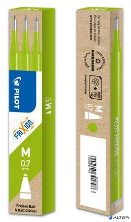 Rollertoll betét, 0,35 mm, törölhető, PILOT 'Frixion Ball/Clicker', világoszöld