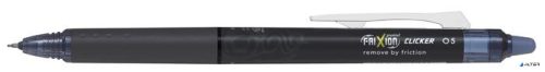 Rollertoll, 0,25 mm, tűhegyű, nyomógombos, törölhető, PILOT "Frixion Point Clicker ", tintakék