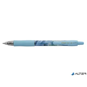   Zseléstoll, 0,32 mm, nyomógombos, kék tolltest, PILOT "G-2 Flow", kék