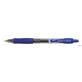   Zseléstoll, 0,32 mm, nyomógombos, PILOT "G-2", kék