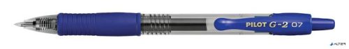 Zseléstoll, 0,32 mm, nyomógombos, PILOT "G-2", kék