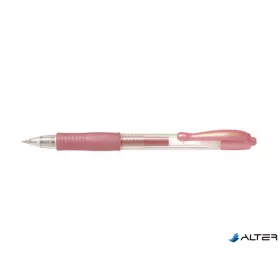   Zseléstoll, 0,32 mm, nyomógombos, PILOT "G-2 Metallic", rózsaszín