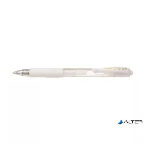   Zseléstoll, 0,32 mm, nyomógombos, PILOT "G-2 Pastel", fehér