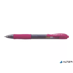   Zseléstoll, 0,32 mm, nyomógombos, PILOT "G-2", rózsaszín