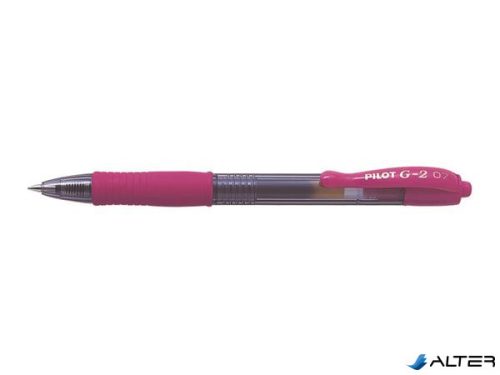 Zseléstoll, 0,32 mm, nyomógombos, PILOT 'G-2', rózsaszín