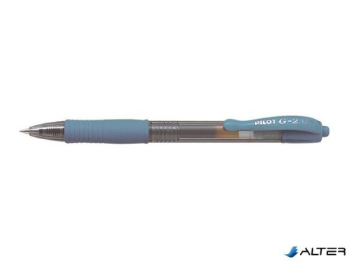 Zseléstoll, 0,32 mm, nyomógombos, PILOT "G-2", világoskék