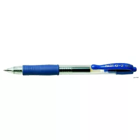   Zseléstoll, 0,25 mm, nyomógombos, PILOT "G-2", kék