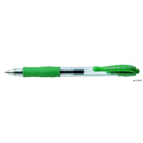   Zseléstoll, 0,25 mm, nyomógombos, PILOT "G-2", zöld