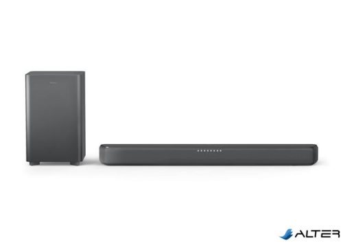 Hangszóró, vezeték nélküli mélynyomóval, PHILIPS "TAB5309", sötétszürke