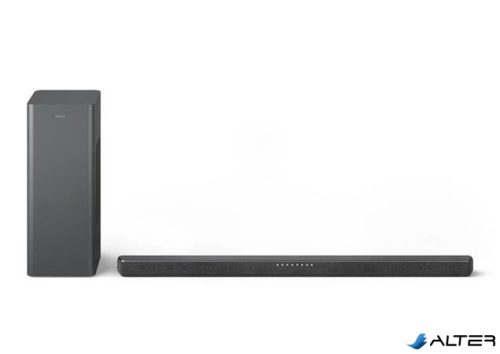 Hangszóró, vezeték nélküli mélynyomóval, PHILIPS "TAB6309", sötétszürke