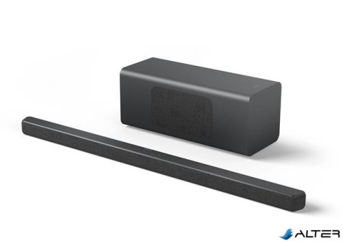 Hangszóró, vezeték nélküli mélynyomóval, PHILIPS 'TAB6309', sötétszürke