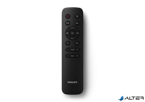 Hangszóró, vezeték nélküli mélynyomóval, PHILIPS 'TAB6309', sötétszürke