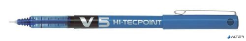 Rollertoll, 0,3 mm, tűhegyű, kupakos, PILOT "Hi-Tecpoint V5", kék