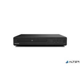 DVD-lejátszó, asztali, PHILIPS "TAEP200", fekete