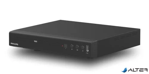 DVD-lejátszó, asztali, PHILIPS "TAEP200", fekete