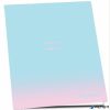Füzet, tűzött, A4, vonalas, 52 lap, PULSE "Pastel Colours"