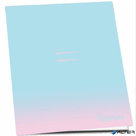 Füzet, tűzött, A4, vonalas, 52 lap, PULSE "Pastel Colours"