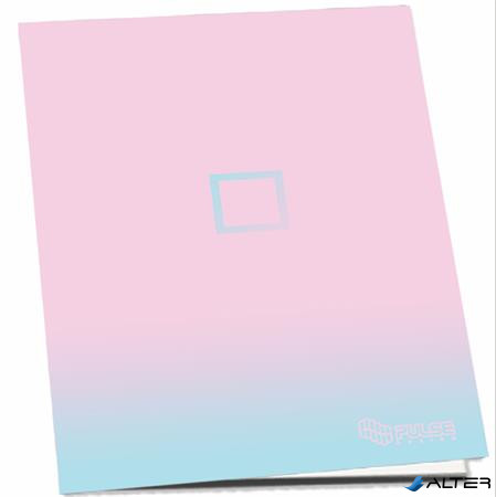 Füzet, tűzött, A4, kockás, 52 lap, PULSE "Pastel Colours"