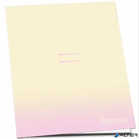 Füzet, tűzött, A5, vonalas, 52 lap, PULSE "Pastel Colourss"