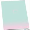 Füzet, tűzött, A5, kockás, 52 lap, PULSE "Pastel Colours"