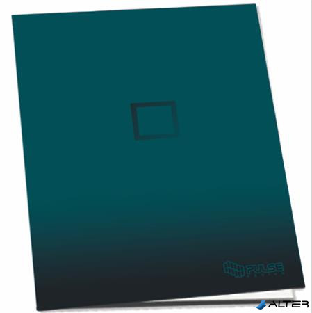 Füzet, tűzött, A5, kockás, 52 lap, PULSE "Dark Colours"