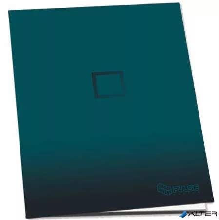 Füzet, tűzött, A5, kockás, 52 lap, PULSE "Dark Colours"