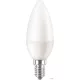 LED izzó, E14, gyertya, B38, 7W, 806lm, 2700K, PHILIPS "CorePro"