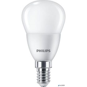   LED izzó, E14, kisgömb, P45, 5W, 470lm, 2700K, PHILIPS 'CorePro'