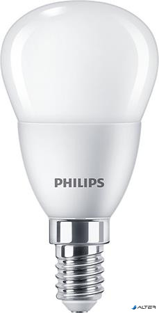 LED izzó, E14, kisgömb, P45, 5W, 470lm, 2700K, PHILIPS "CorePro"