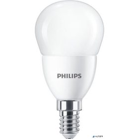   LED izzó, E14, kisgömb, P48, 7W, 806lm, 4000K, PHILIPS 'CorePro'