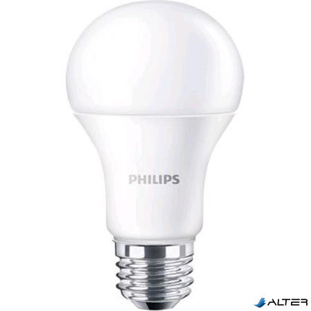 LED izzó, E27, gömb, 10W, 1055lm, 230V, 2700K, A60, PHILIPS "CorePro"