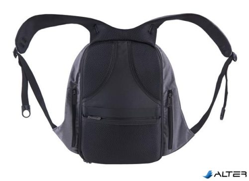 Hátizsák, notebook tartóval, lopásgátló kialakítás, PULSE "Maze", szürke