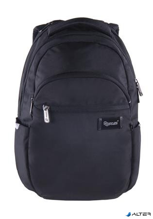 Hátizsák, notebook tartóval, PULSE "Prime", fekete