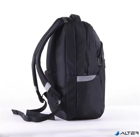 Hátizsák, notebook tartóval, PULSE "Prime", fekete
