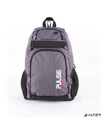 Hátizsák, notebook tartóval, PULSE 'Scate Gray Cationic'