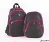 Hátizsák, 2in1, notebook tartóval és audió csatlakozóval, PULSE "Teens", pink-fekete