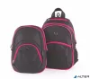 Hátizsák, 2in1, notebook tartóval és audió csatlakozóval, PULSE 'Teens', pink-fekete