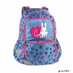   Hátizsák, anatómiai, PULSE "Anatomic Little Rabbit", kék-rózsaszín