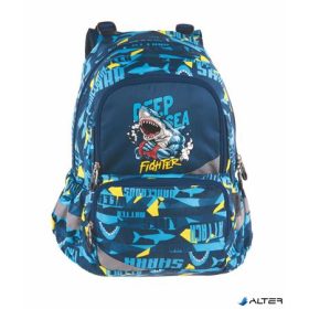   Hátizsák, anatómiai, PULSE 'Anatomic Deep Sea Fighter', világoskék-sötétkék