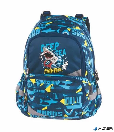 Hátizsák, anatómiai, PULSE 'Anatomic Deep Sea Fighter', világoskék-sötétkék