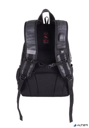 Hátizsák, 2in1, notebook tartóval és audió csatlakozóval, PULSE 'Teens Tough Army'