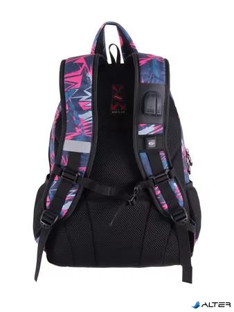 Hátizsák, 2in1, notebook tartóval és audió csatlakozóval, PULSE 'Teens Pink Ice'