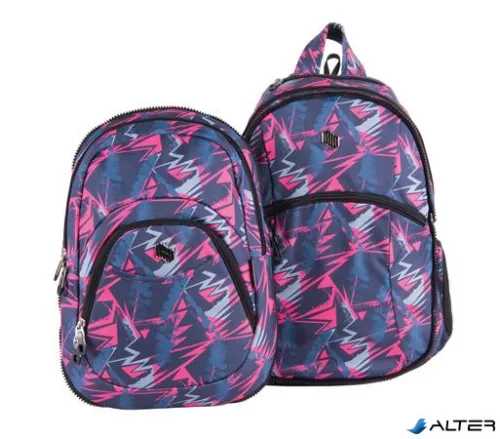 Hátizsák, 2in1, notebook tartóval és audió csatlakozóval, PULSE 'Teens Pink Ice'