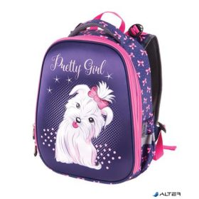   Hátizsák, anatómiai, PULSE 'Anatomic Cube Pretty Girl', lila-rózsaszín