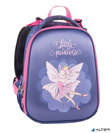 Hátizsák, anatómiai, PULSE "Anatomic Cube Fairy Princess", szürke-rózsaszín