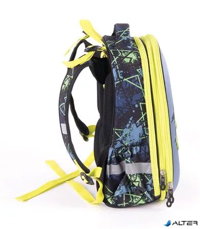 Hátizsák, anatómiai, PULSE 'Anatomic Cube T-Rex', fekete-zöld