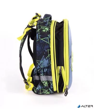 Hátizsák, anatómiai, PULSE 'Anatomic Cube T-Rex', fekete-zöld