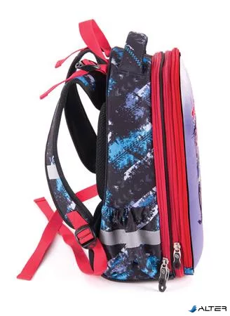 Hátizsák, anatómiai, PULSE 'Anatomic Cube Off-Road', fekete-piros