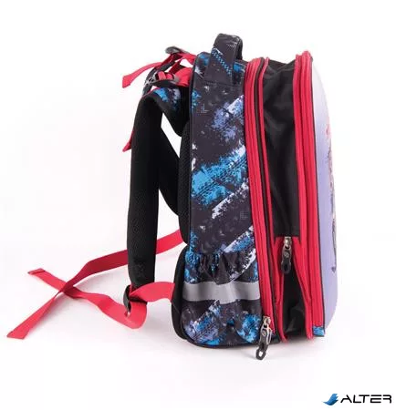 Hátizsák, anatómiai, PULSE 'Anatomic Cube Off-Road', fekete-piros