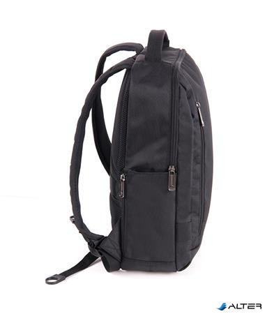 Hátizsák, notebook tartóval, PULSE "Virgo", fekete